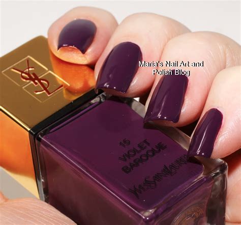 yves saint laurent violet baroque|Marias Nail Art and Polish Blog: Yves Saint Laurent .